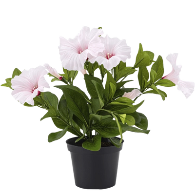 Kunstbloemen in pot