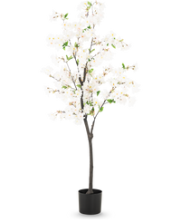 Kunst Kersenbloesem 150 cm wit