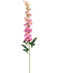Kunstbloem Delphinium 79 cm roze