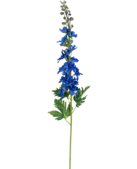Kunstbloem Delphinium 79 cm blauw