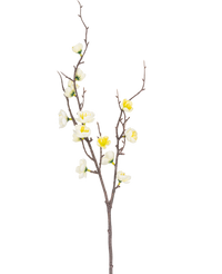 Kunsttak Prunus 78 cm wit