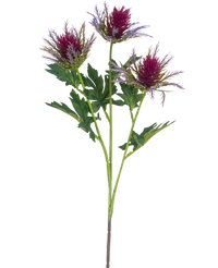 Kunsttak Distel 67 cm paars