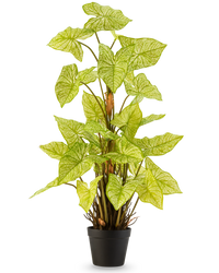 Kunstplant Trapa Bispinosa 90 cm wit