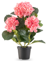Kunstplant Hortensia Roze UV 35 cm
