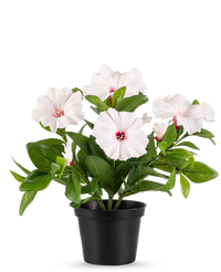 Kunstbloem Petunia plant 25 cm roze