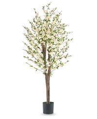 Kunstplant Kersenbloesem 180 cm crème
