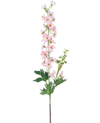 Kunstbloem Delphinium 79 cm lichtroze