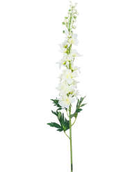 Kunstbloem Delphinium 79 cm wit