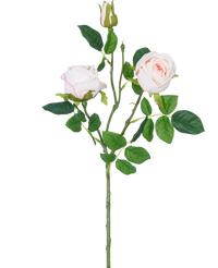 Kunstrozentak Real Touch roze 72cm