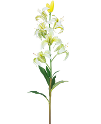 Kunstbloem Martagon Lelie 78 cm wit
