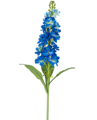 Kunstbloem Violier 78 cm blauw