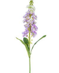 Kunstbloem Violier 78 cm paars