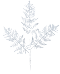 Kunsttak Varen 78 cm zilver