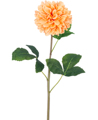 Kunstbloem Dahlia Real Touch Perzik 73 cm
