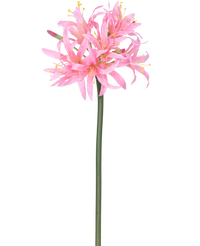Kunstbloem Nerine 70 cm roze
