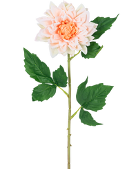 Kunstbloem Dahlia Real Touch champagne 54 cm