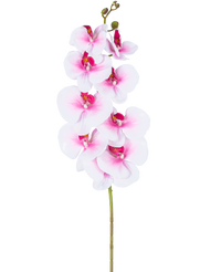 Kunst Orchidee Real Touch Deluxe 105 cm roze/wit