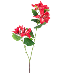 Kunstbloem Rhododendron 85 cm licht rood