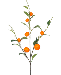 Kunsttak Mandarijn 93 cm oranje