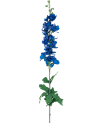 Kunstbloem Ridderspoor Real Touch donker blauw 90 cm