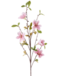 Kunstbloem Magnolia 94 cm oud roze