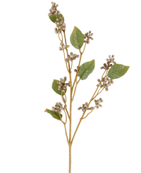 Kunstbloem Dewberry 78 cm grijs/paars