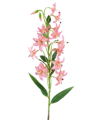 Kunstbloem Lelie 82 cm fuchsia