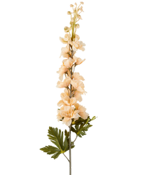 Kunstbloem Delphinium 79 cm creme/bruin