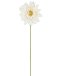 Kunstbloeme Mini Gerbera 47 cm creme