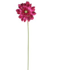 Kunstbloeme Mini Gerbera 47 cm donker roze