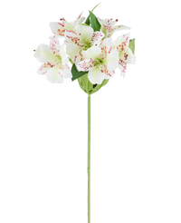 Kunstbloem Alstroemeria 47 cm creme