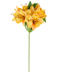 Kunstbloem Alstroemeria 47 cm geel