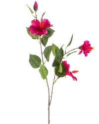 Kunstbloem Hibiscus 89 cm fuchsia