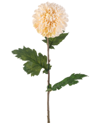 Kunstbloem Dahlia 75 cm crème