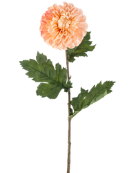 Kunstbloem Dahlia 75 cm perzik