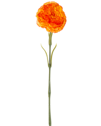 Kunstbloem Anjer 57 cm oranje