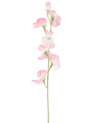 Kunstbloem Erwt 64 cm lichtroze