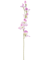 Kunstbloem Erwt 64 cm paars
