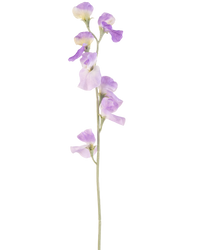 Kunstbloem Erwt 64 cm lila