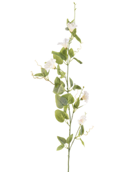 Kunstbloem Winde 122 cm wit