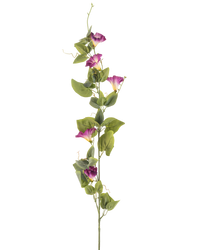 Kunstbloem Winde 122 cm mauve
