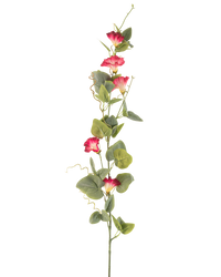Kunstbloem Winde 122 cm rood