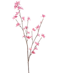 Kunstbloem Wilde bloemen 112 cm fuchsia