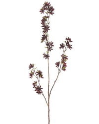 Kunstbloem Bloemen 102 cm bordeaux