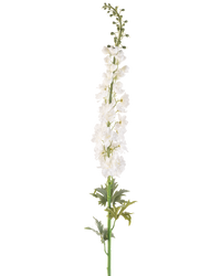 Kunstbloem Ridderspoor 137 cm wit