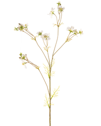 Kunstbloem Cosmos 95 cm crème