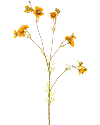 Kunstbloem Cosmos 95 cm geel