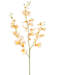 Kunstbloem Orchidee 98 cm lichtgeel
