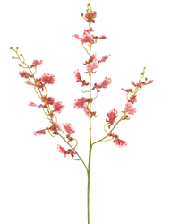 Kunstbloem Orchidee 98 cm rood