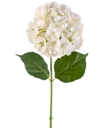 Kunstbloem Hortensia 75 cm crème